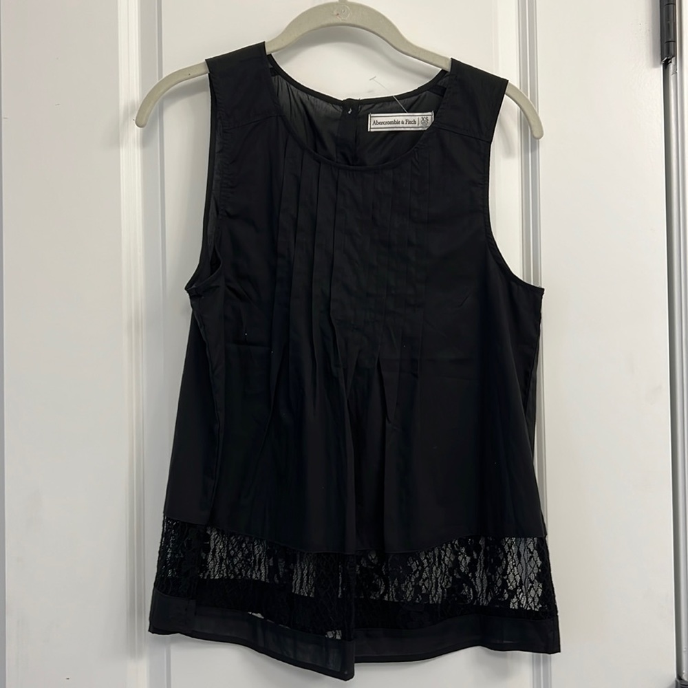 Abercrombie and Fitch black blouse